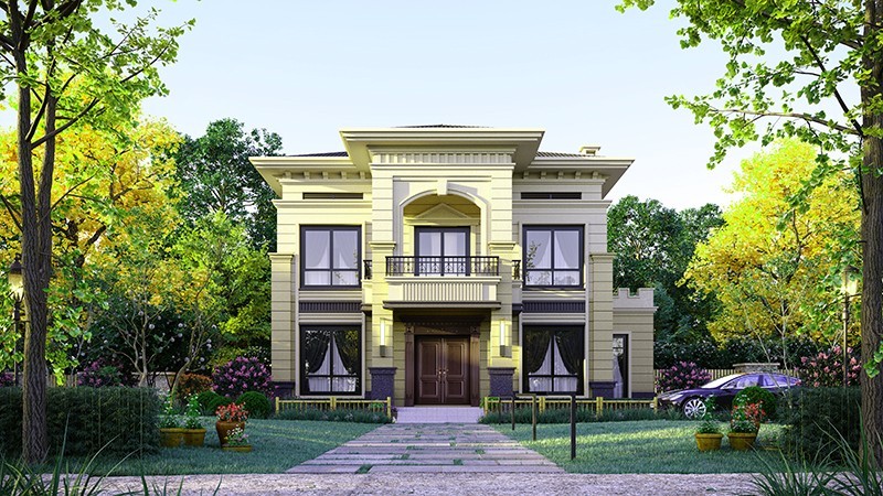 日喀则中式合院住宅，开放庭院与邻里乡亲更亲近